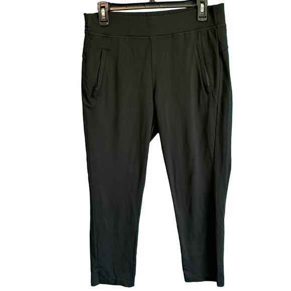 Athleta Modern Metro Capri Black Athletic Pants Women's Small - Picture 1 of 7